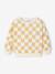 Sweat-shirt bébé imprimé damier ocre - vertbaudet enfant 