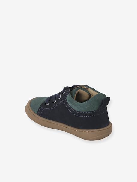 Chaussures premiers pas bébé lacets bleu+camel+kaki+lot bleu+marine - vertbaudet enfant 