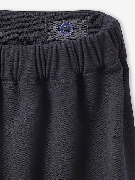 Jupe-short plissée fille anthracite - vertbaudet enfant 
