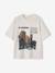 T-shirt garçon photoprint oversize écru - vertbaudet enfant 