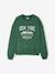 Sweat motif New York fille vert anglais - vertbaudet enfant 