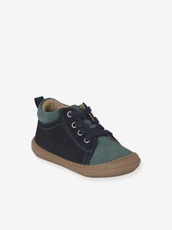 Schoenen-Baby schoenen 17-26-Leren babylaarsjes met veters voor de eerste stapjes