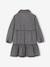 Robe en denim léger fille bleu moyen+denim gris - vertbaudet enfant 