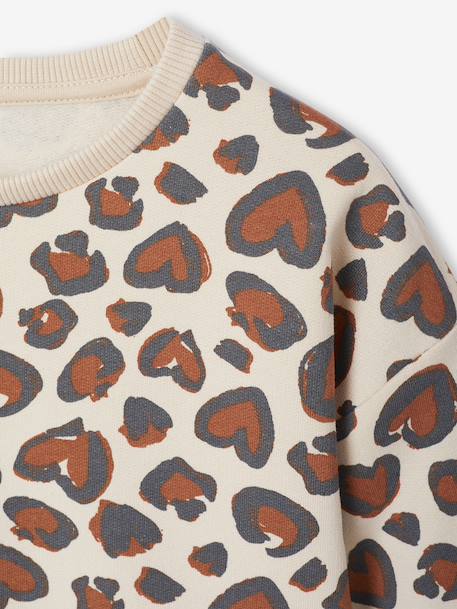 Robe fille 2 en 1 molleton et gaze de coton anthracite+marine - vertbaudet enfant 