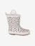 Bottes de pluie fille caoutchouc imprimé collection maternelle beige imprimé+marine - vertbaudet enfant 
