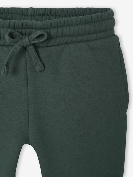 Ensemble sport épuré garçon sweat manches longues + pantalon vert sapin - vertbaudet enfant 