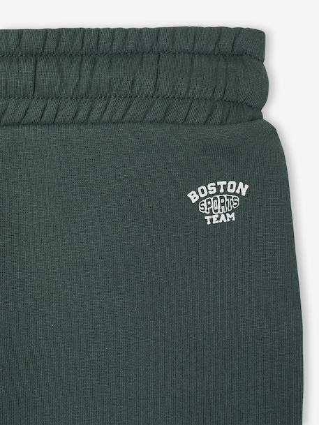 Ensemble sport épuré garçon sweat manches longues + pantalon vert sapin - vertbaudet enfant 