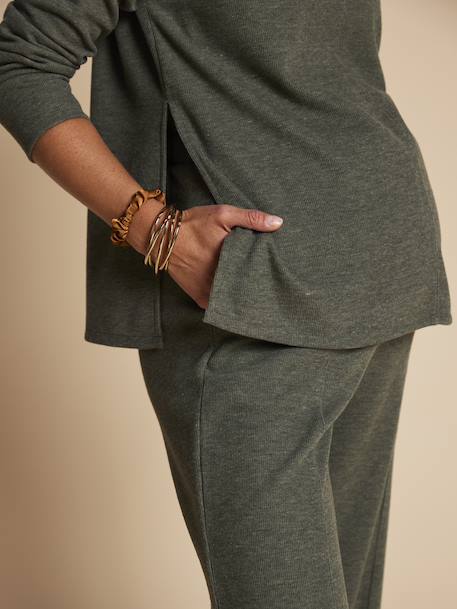 Ensemble de grossesse et postpartum 2 pièces noisette+vert - vertbaudet enfant 
