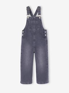 Meisje-Wijde salopet van jeans voor meisjes 