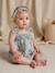 Ensemble naissance robe et bandeau imprimés écru - vertbaudet enfant 