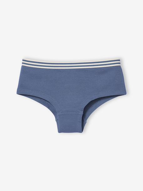 Lot 5 Shorties Jonen unis fille écru - vertbaudet enfant 