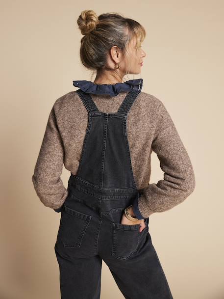 Salopette large de grossesse anthracite - vertbaudet enfant 
