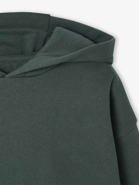 Ensemble sport épuré garçon sweat manches longues + pantalon vert sapin - vertbaudet enfant 