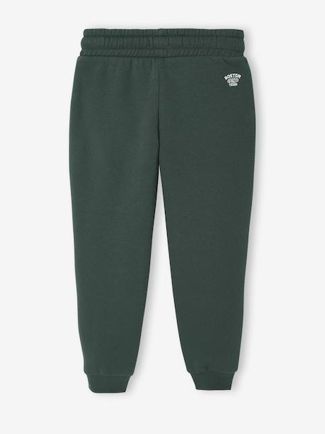Ensemble sport épuré garçon sweat manches longues + pantalon vert sapin - vertbaudet enfant 