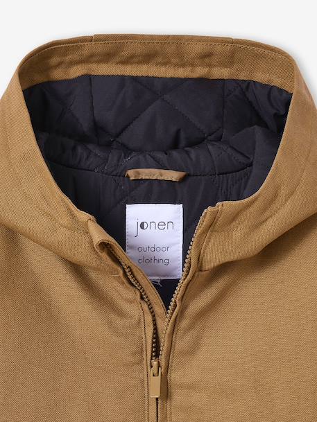 Blouson garçon en toile caramel - vertbaudet enfant 