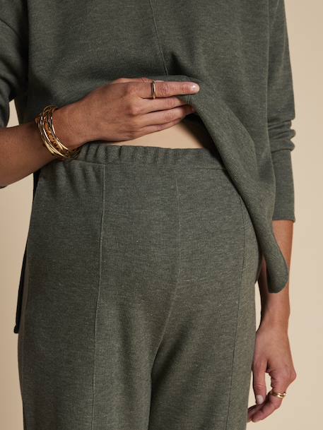 Ensemble de grossesse et postpartum 2 pièces noisette+vert - vertbaudet enfant 