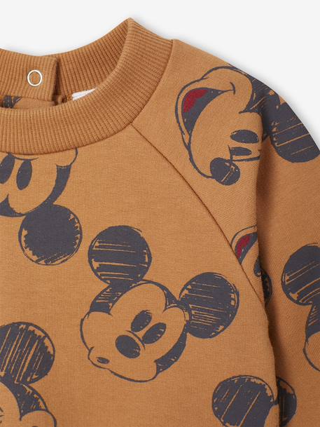 Sweat-shirt bébé Disney Mickey noix de pécan - vertbaudet enfant 