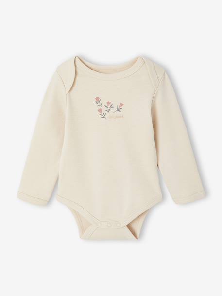 Set van 5 body's voor pasgeborenen met Amerikaanse opening saliegroen - vertbaudet enfant 