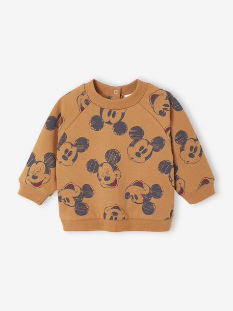 Sweat-shirt bébé Disney Mickey noix de pécan - vertbaudet enfant 