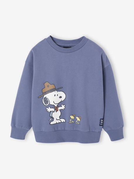 Sweat-shirt Snoopy Peanuts garçon bleu jean - vertbaudet enfant 