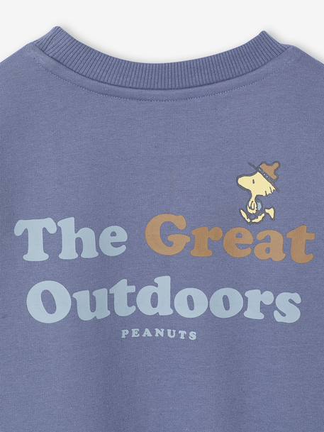 Sweat-shirt Snoopy Peanuts garçon bleu jean - vertbaudet enfant 