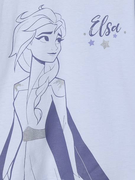 T-shirt manches longues fille Disney Reine des Neiges bleu ciel - vertbaudet enfant 