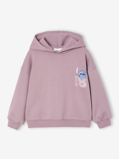 Sportieve set voor meisjes met sweater + broek Disney® LILO & STITCH van fleece paars - vertbaudet enfant 