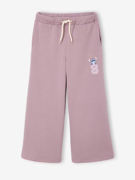 Sportieve set voor meisjes met sweater + broek Disney® LILO & STITCH van fleece paars - vertbaudet enfant 
