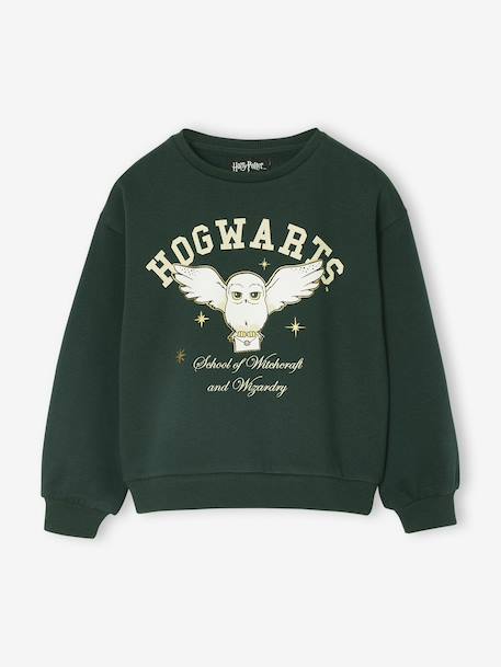 Sweat fille Harry Potter vert sapin - vertbaudet enfant 