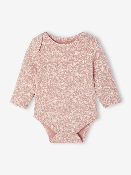 Lot de 5 bodies naissance avec ouverture américaine vert sauge - vertbaudet enfant 