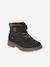 Boots enfant garçon synthétique à scratchs noir - vertbaudet enfant 