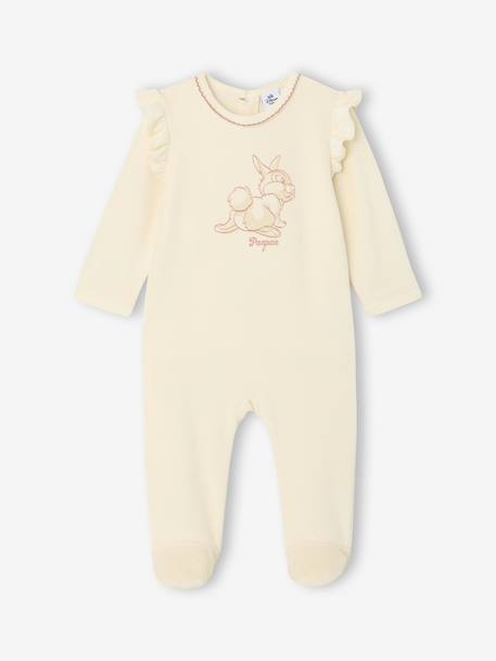 Dors-bien bébé fille Disney Panpan en velours vanille - vertbaudet enfant 