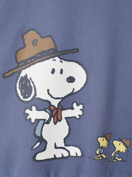 Sweat-shirt Snoopy Peanuts garçon bleu jean - vertbaudet enfant 