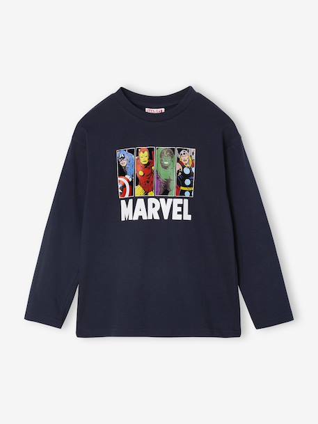 T-shirt met lange mouwen Marvel® AVENGERS marineblauw - vertbaudet enfant 