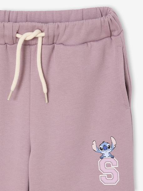 Sportieve set voor meisjes met sweater + broek Disney® LILO & STITCH van fleece paars - vertbaudet enfant 