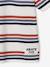 T-Shirt manches courtes rayé HAPPY LA garçon rayé blanc - vertbaudet enfant 