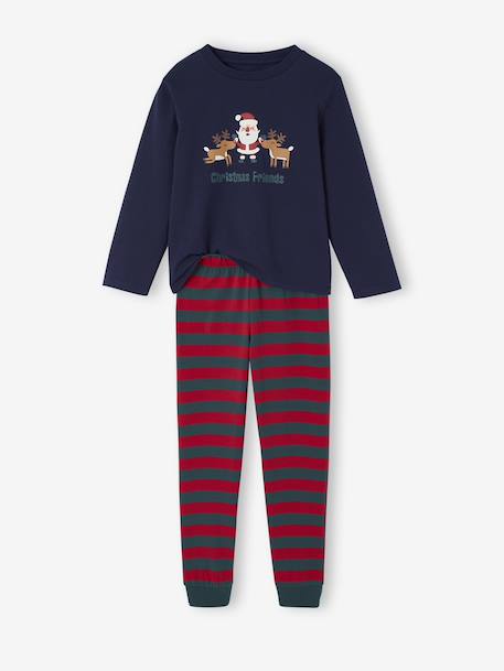 Ensemble pyjama et sweat à capuche Garçon vert - vertbaudet enfant 