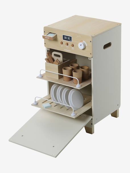 Lave-vaisselle en bois FSC® blanc - vertbaudet enfant 