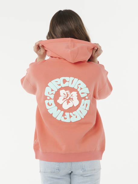 Sweat à capuche Luxe surf corail - vertbaudet enfant 