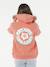 Sweat à capuche Luxe surf corail - vertbaudet enfant 