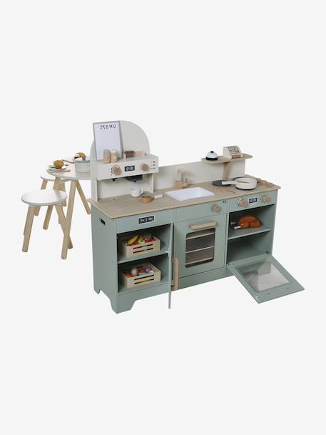 Restaurant en bois FSC® vert sauge - vertbaudet enfant 