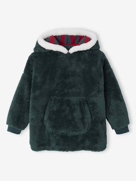 Pyjama set en sweater met capuchon voor jongens groen - vertbaudet enfant 