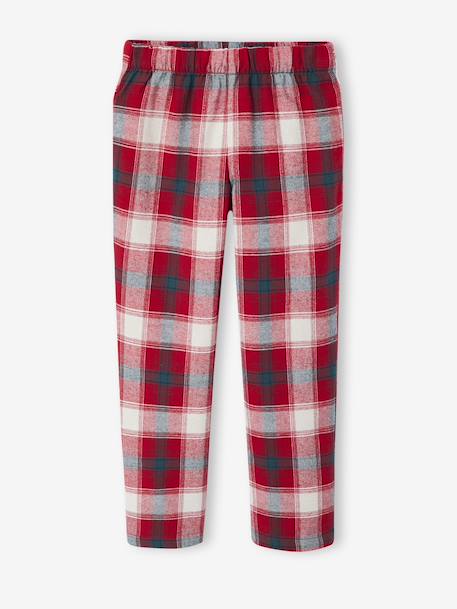 Pyjama mixte Noël flanelle capsule famille rouge - vertbaudet enfant 