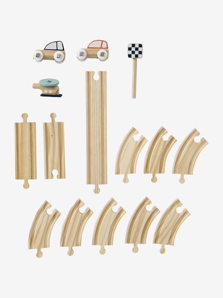 Tour avec rampe de lancement multi-activités en bois FSC® bois - vertbaudet enfant 