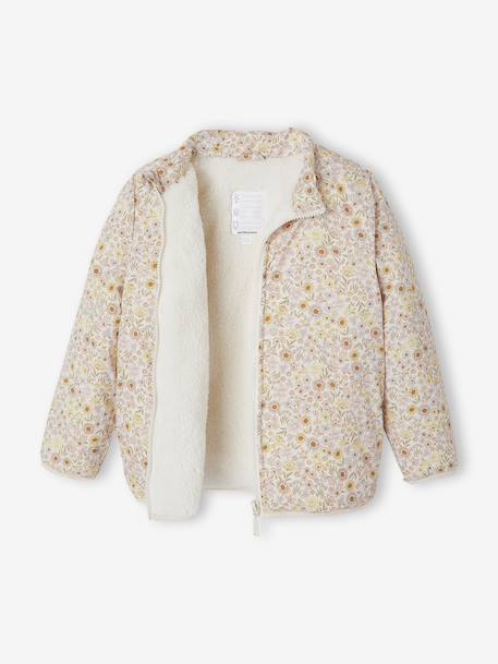 3-in-1 parka met capuchon meisje DARK GREEN+groengrijs+kaki+PURPLE DARK - vertbaudet enfant 