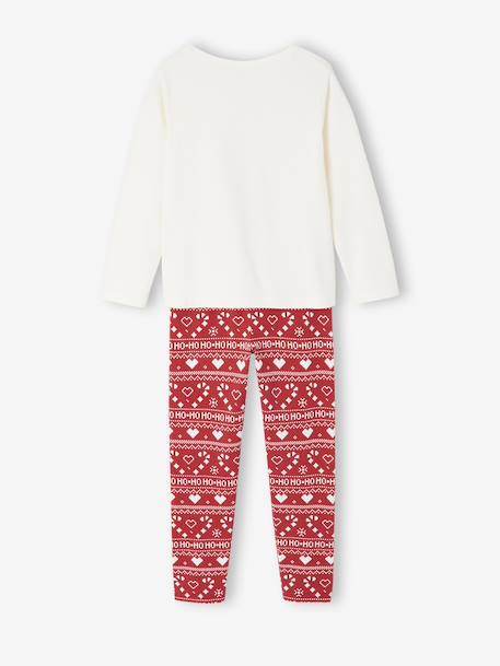Ensemble Pyjama Fille Noël rouge - vertbaudet enfant 