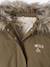 3-in-1 parka met capuchon meisje DARK GREEN+groengrijs+kaki+PURPLE DARK - vertbaudet enfant 