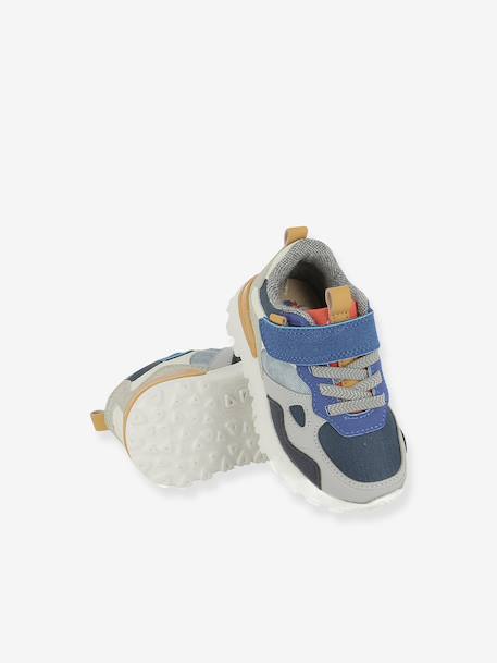 Baskets Joggy bleu+marron - vertbaudet enfant 