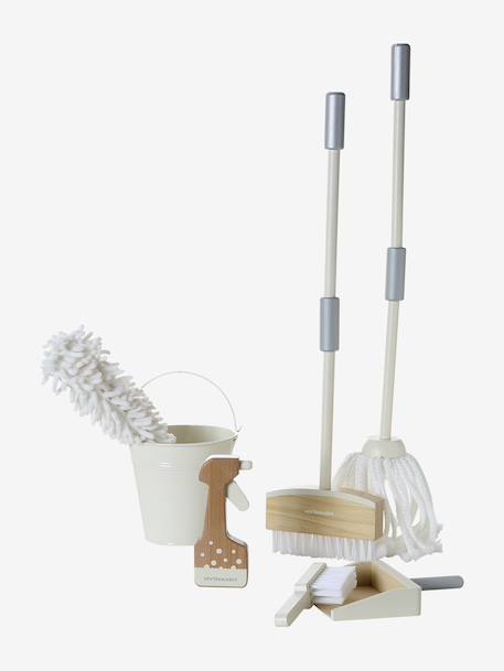 Grote schoonmaakset van FSC®-hout wit - vertbaudet enfant 