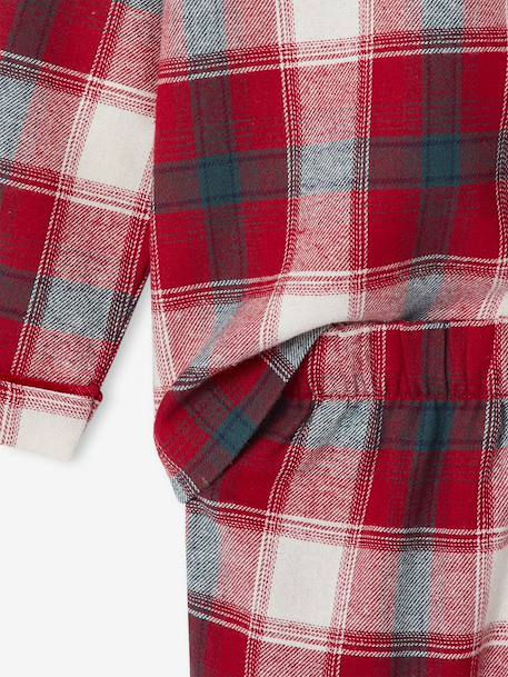 Pyjama mixte Noël flanelle capsule famille rouge - vertbaudet enfant 